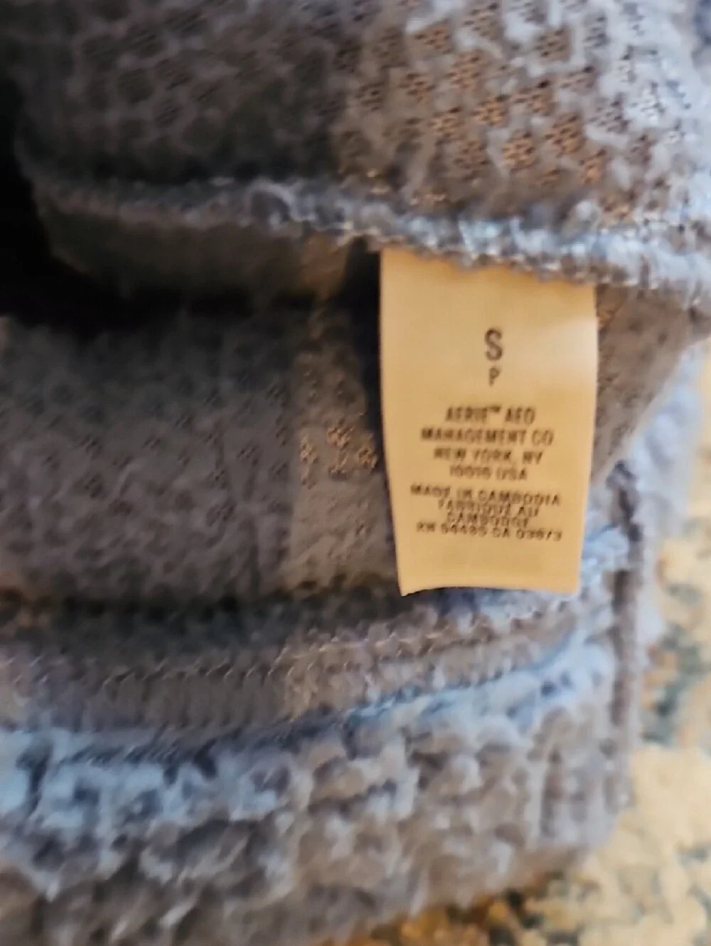 Aerie Sherpa Corduroy Quarter Zip Fleece S Gorpcore Sherpa Cozy